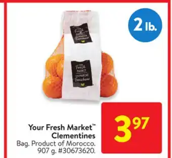 Walmart Your Fresh Market Clementines offer