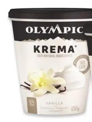 Walmart Olympic Krema Yogurt Tubs offer
