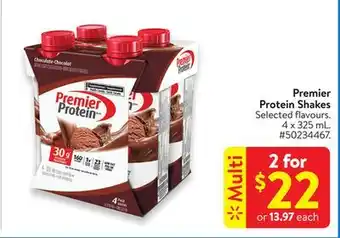 Walmart Premier Protein Shakes offer