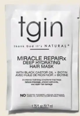 Walmart TGIN Miracle Deep Hydrating HairMask offer