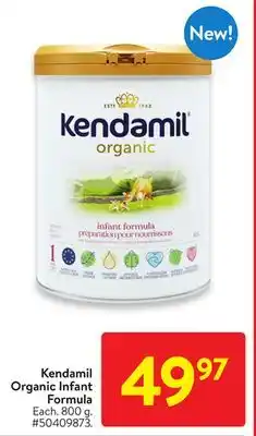 Walmart Kendamil Organic Infant Formula offer