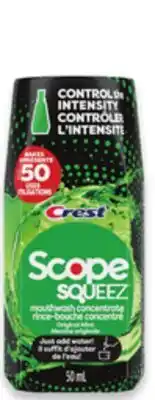 Walmart Crest GUM 110 mL or Complete Whitening Plus Scope or Pro-Health Toothpaste 3-Pack or Densify Fluoride Mouthwash 946 mL or Sco offer