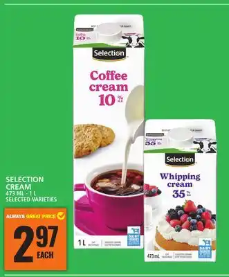 Food Basics SELECTION CREAM offer