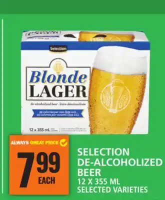 Food Basics SELECTION DE-ALCOHOLIZED BEER offer
