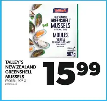 Real Canadian Superstore TALLEY'S NEW ZEALAND GREENSHELL MUSSELS, 907 G offer