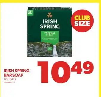 Real Canadian Superstore IRISH SPRING BAR SOAP, 12X104 G offer