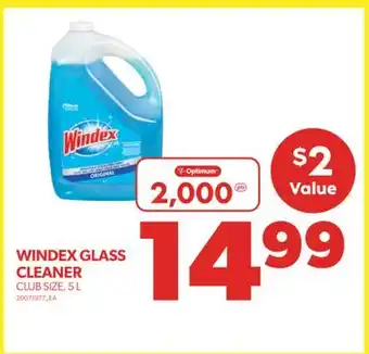 Real Canadian Superstore WINDEX GLASS CLEANER, 5 L offer