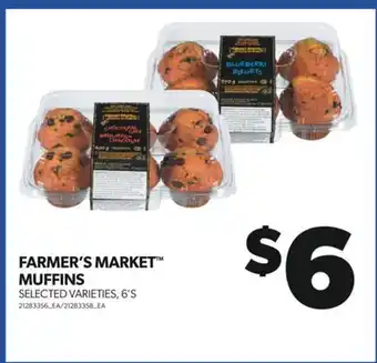 Real Canadian Superstore FARMER'S MARKET MUFFINS, 6'S offer