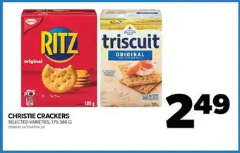 Real Canadian Superstore CHRISTIE CRACKERS, 175-386 G offer