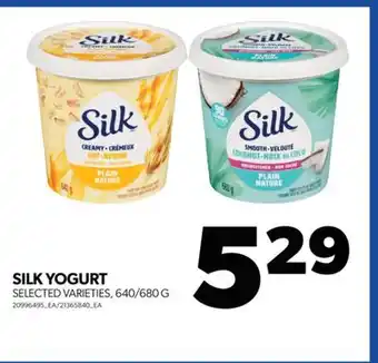 Real Canadian Superstore SILK YOGURT, 640/680 G offer