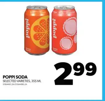 Real Canadian Superstore POPPI SODA, 355 ML offer