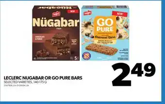 Real Canadian Superstore LECLERC NUGABAR OR GO PURE BARS, 140-175 G offer