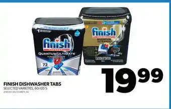 Real Canadian Superstore FINISH DISHWASHER TABS, 60-105'S offer