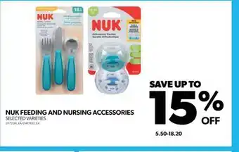 Real Canadian Superstore NUK FEEDING AND NURSING ACCESSORIES offer