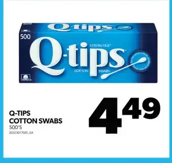 Real Canadian Superstore Q-TIPS COTTON SWABS, 500'S offer