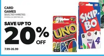 Real Canadian Superstore CARD GAMES offer