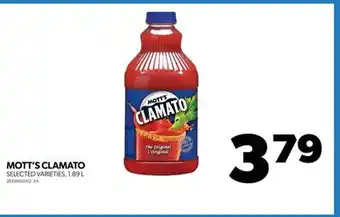 Real Canadian Superstore MOTT'S CLAMATO, 1.89 L offer