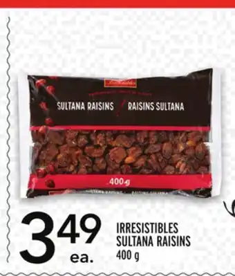 Metro IRRESISTIBLES SULTANA RAISINS offer