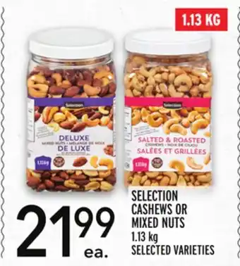 Metro SELECTION CASHEWS OR MIXED NUTS offer