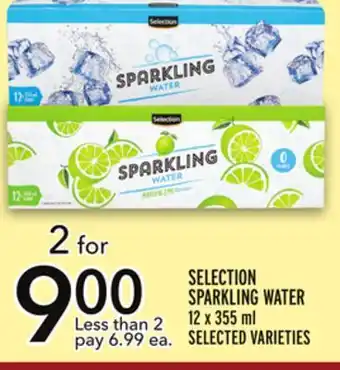 Metro SELECTION SPARKLING WATER offer