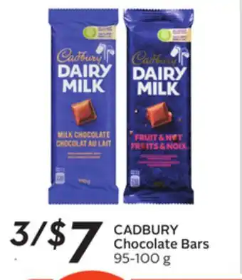 Sobeys CADBURY Chocolate Bars offer