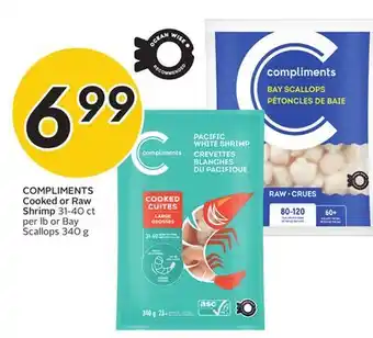 Sobeys COMPLIMENTS Cooked or Raw Shrimp offer