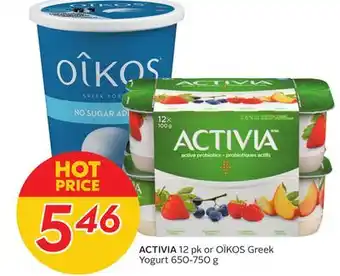 Sobeys ACTIVIA offer