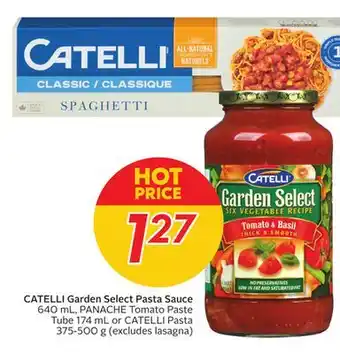 Sobeys CATELLI Garden Select Pasta Sauce offer