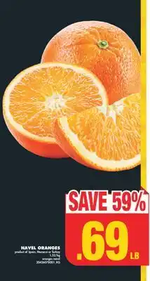 No Frills NAVEL ORANGES offer