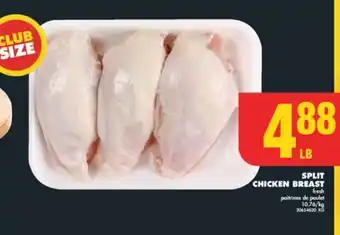 No Frills SPLIT CHICKEN BREAST offer