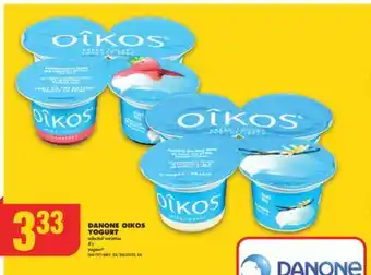 No Frills DANONE OIKOS YOGURT, 4's offer