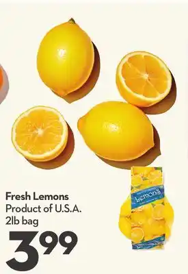 Longo's Fresh Lemons offer