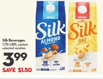 Longo's Silk Beverages offer