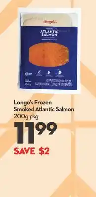 Longo's Longo's Frozen Smoked Atlantic Salmon offer