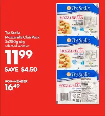 Longo's Tre Stelle Mozzarella Club Pack offer