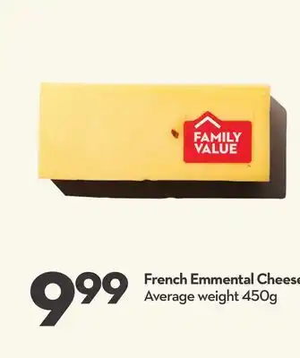 Longo's French Emmental Cheese offer