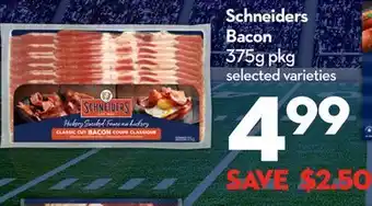 Longo's Schneiders Bacon offer