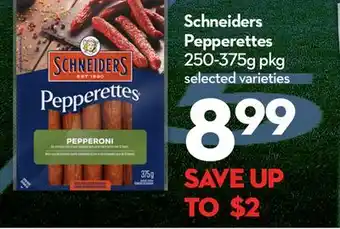 Longo's Schneiders Pepperettes offer