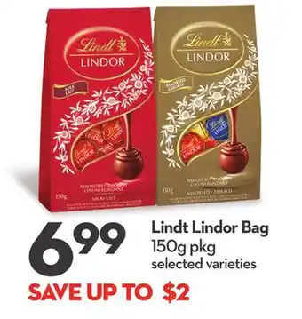 Longo's Lindt Lindor Bag offer