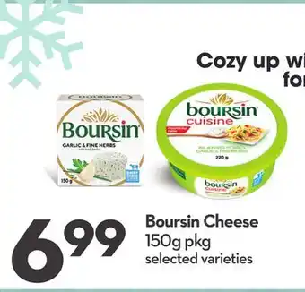 Longo's Boursin Cheese offer