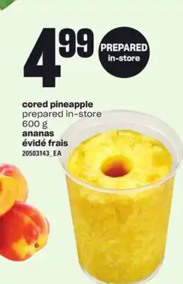 Independent Grocer CORED PINEAPPLE, 600 g offer
