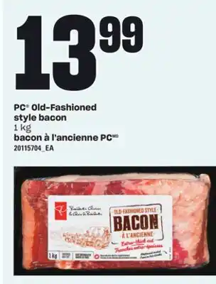 Independent Grocer PC OLD-FASHIONED STYLE BACON, 1 KG offer