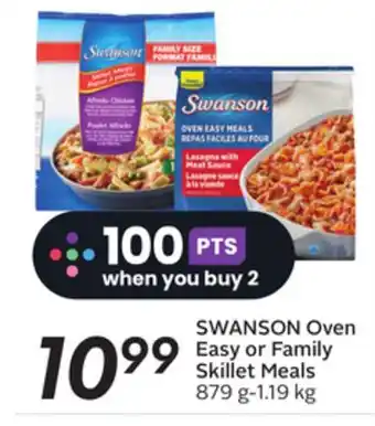Sobeys SWANSON Oven Easy or Family Skillet Meals offer