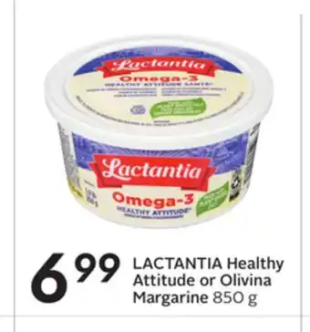Sobeys LACTANTIA Healthy Attitude or Olivina Margarine offer