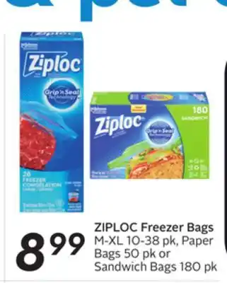 Sobeys ZIPLOC Freezer Bags offer