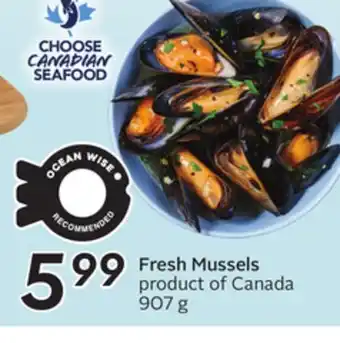 Sobeys Fresh Mussels offer