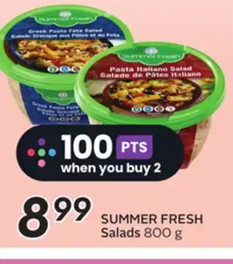 Sobeys SUMMER FRESH Salads offer