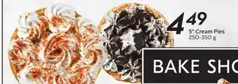 Sobeys 5 Cream Pies offer