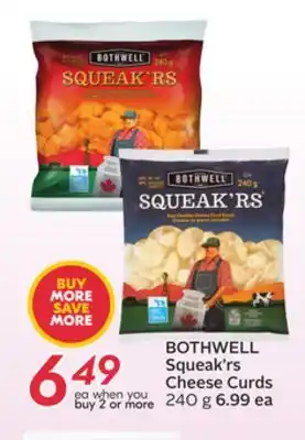 Sobeys BOTHWELL Squeak'rs Cheese Curds offer