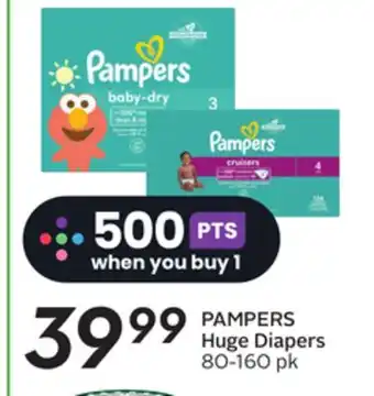 Sobeys PAMPERS Huge Diapers offer